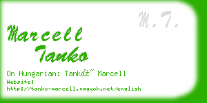 marcell tanko business card